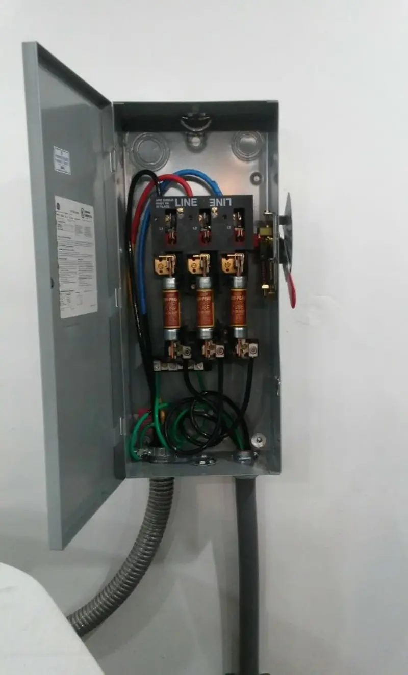 Three-phase disconnect switch installed for Electrical Wiring & Rewiring in Detroit Lakes